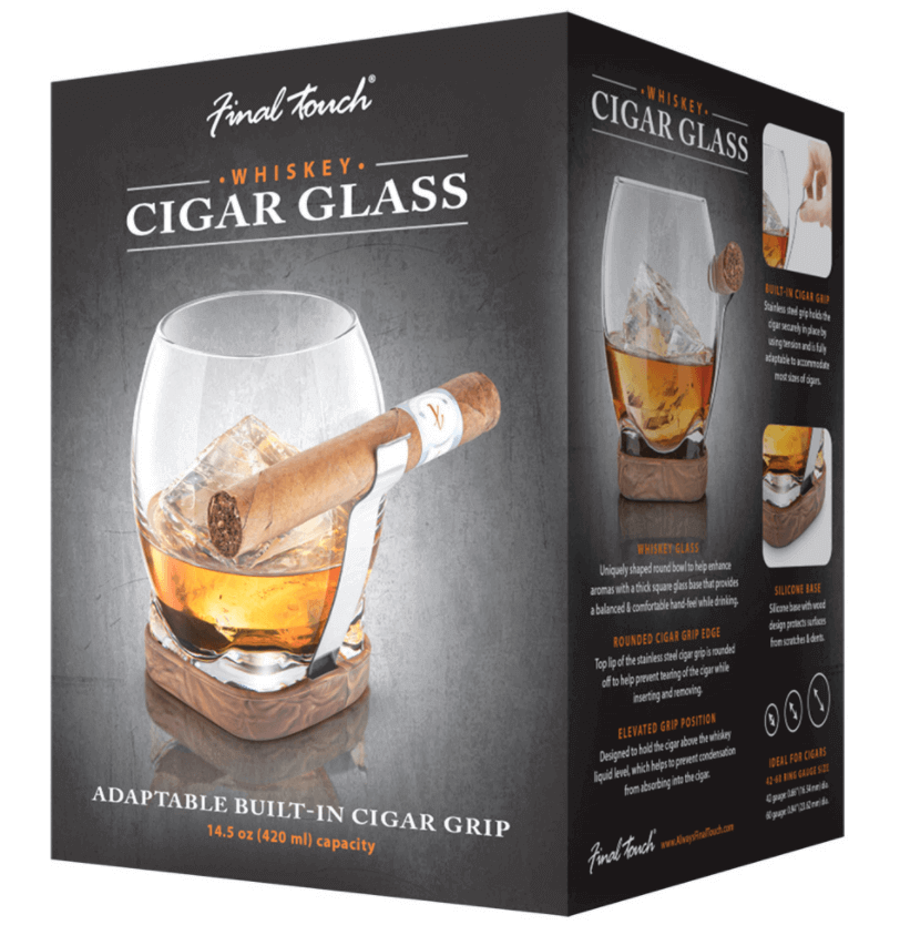 Final Touch Whisky Cigar glas