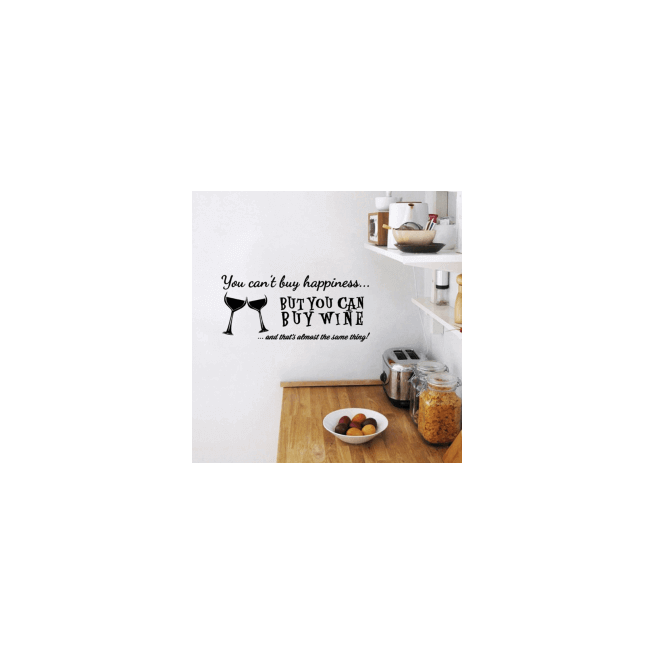 But you can buy wine-wallsticker