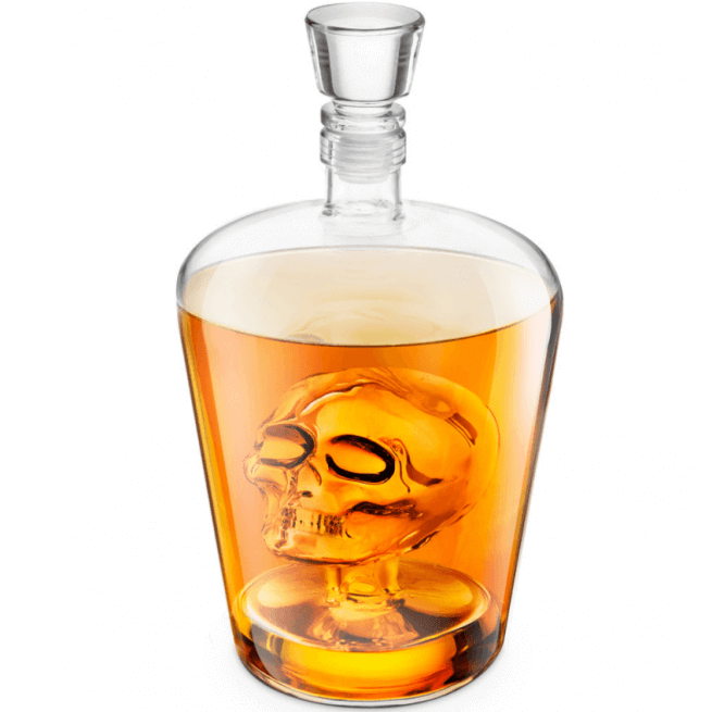 Final Touch skull decanter