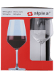 Alpina rødvinsglas 6stk