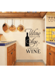 Wine improves with age-wallsticker